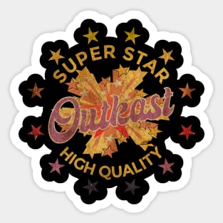 SUPER STAR - outkast Sticker